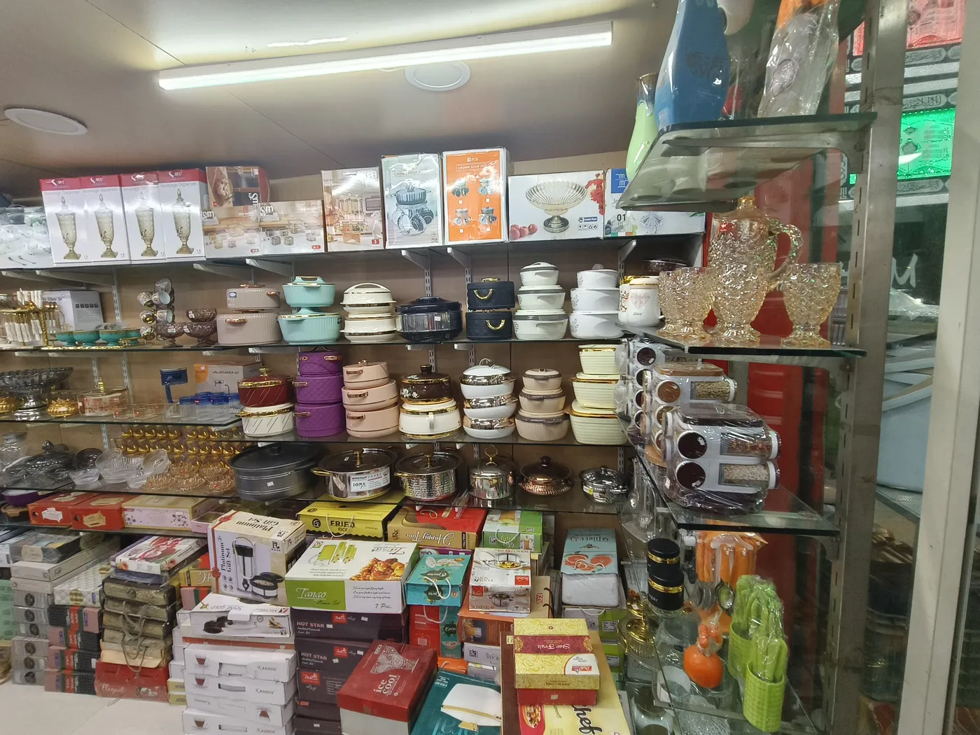 Kitchen shelves & everyday essentials at SRK in Tumakuru