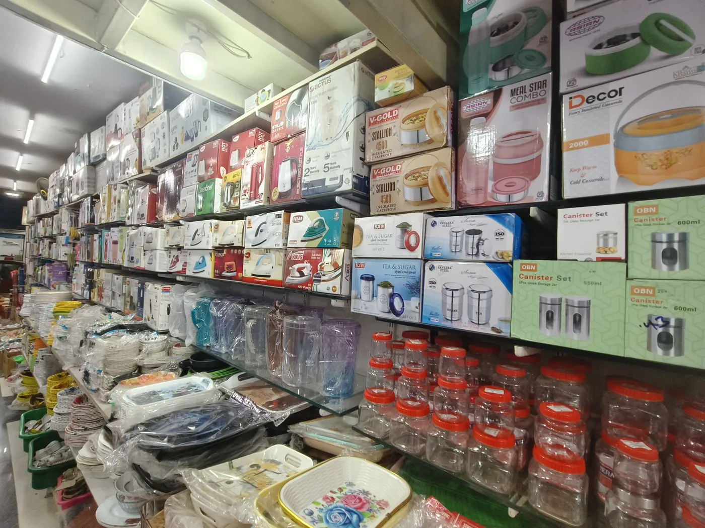 Small appliances at SRK in Tumakuru