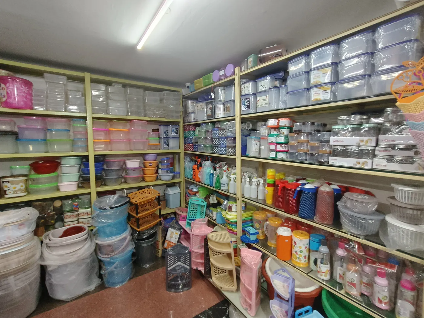 Buckets & storage at SRK in Tumakuru