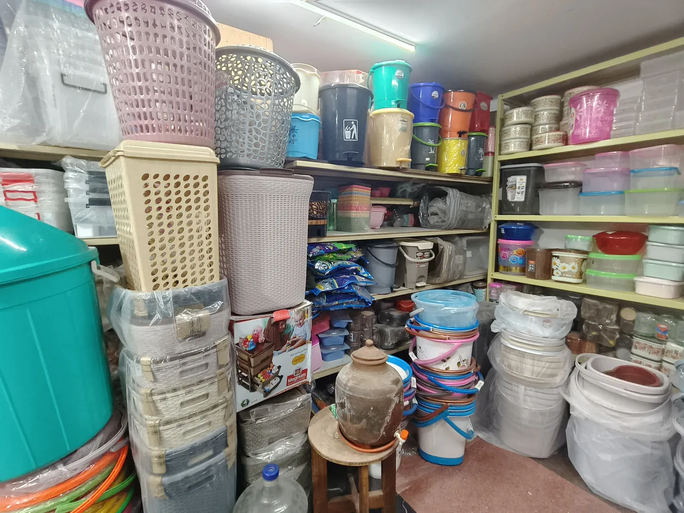 Baskets & household storage at SRK in Tumakuru