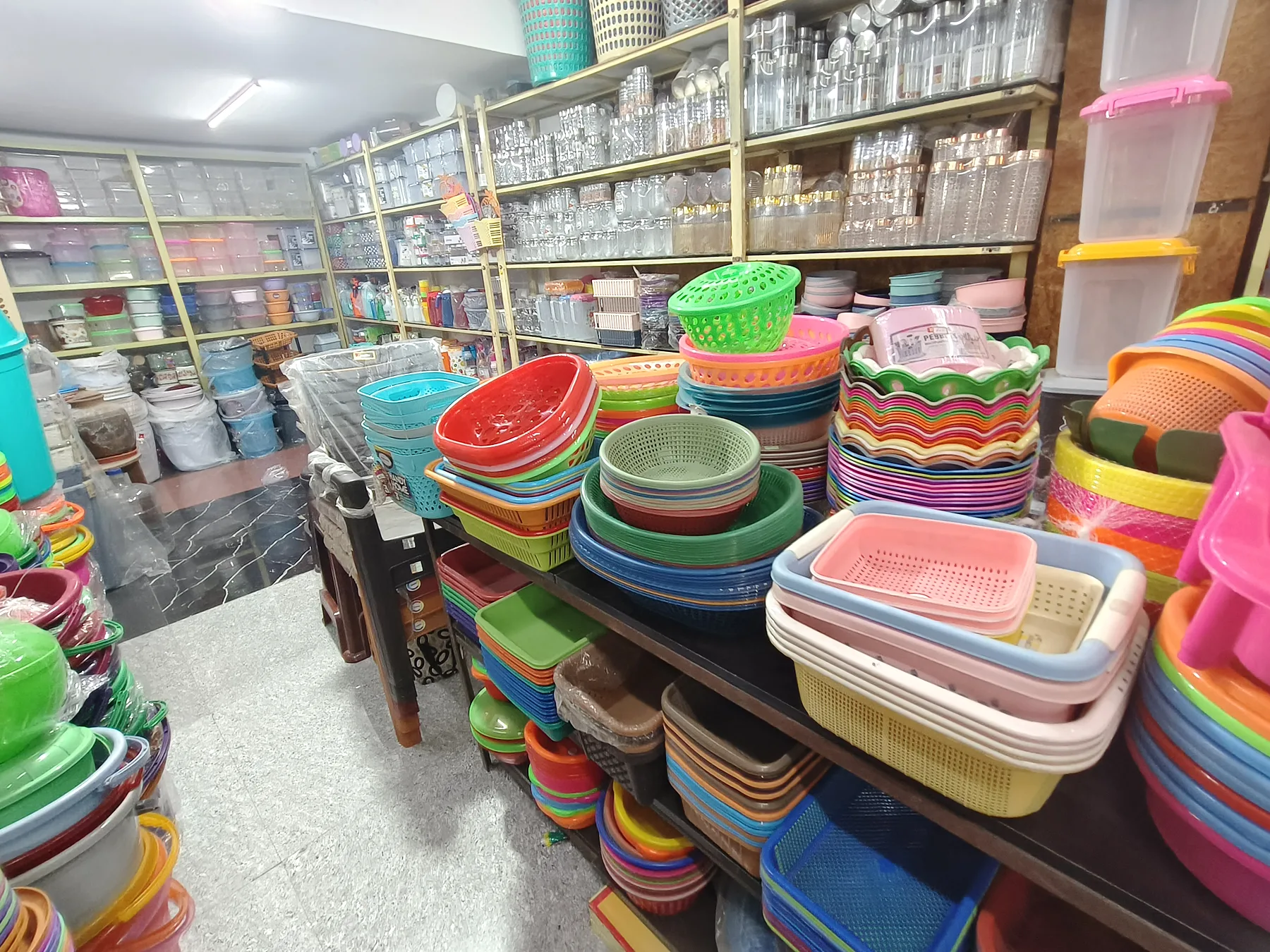Cleaning products, storage, organisers, fans, irons and home-utility products